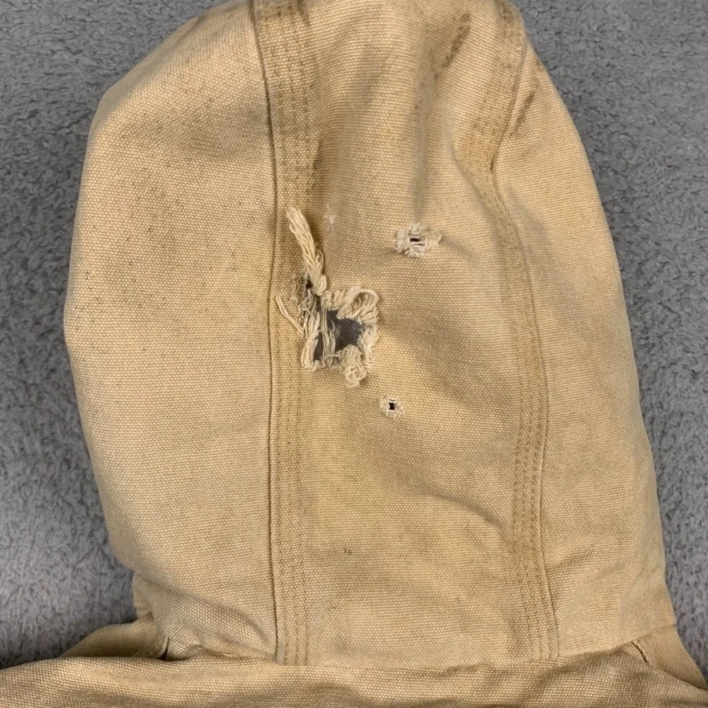 Vintage Carhartt Jacket Mens Medium J130 WET Active Jacket Quilted Distressed - Picture 14 of 16